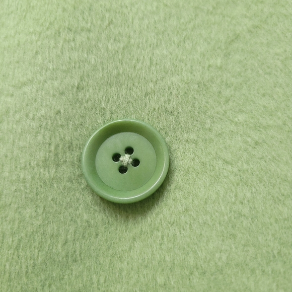 Reformation Sustainable Hayden Green Double Breasted Long Wool Coat - Picture 9 of 16